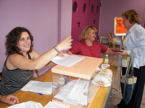 La jornada electoral del 27-M