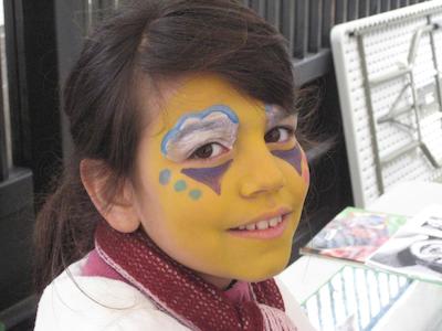 Un dels treballs del taller de maquillatge