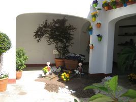 El pati del Museu de Mineralogia, un altre dels espais interiors arenyencs que vam poder descobrir durant la mostra de Flors i Titelles