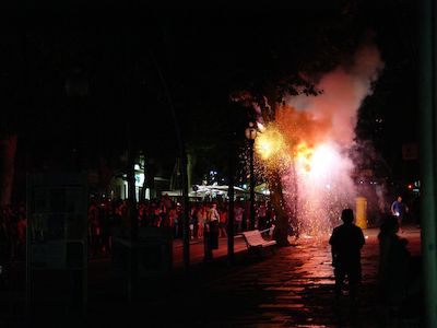 La traca de colors