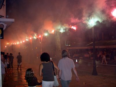 La traca de colors