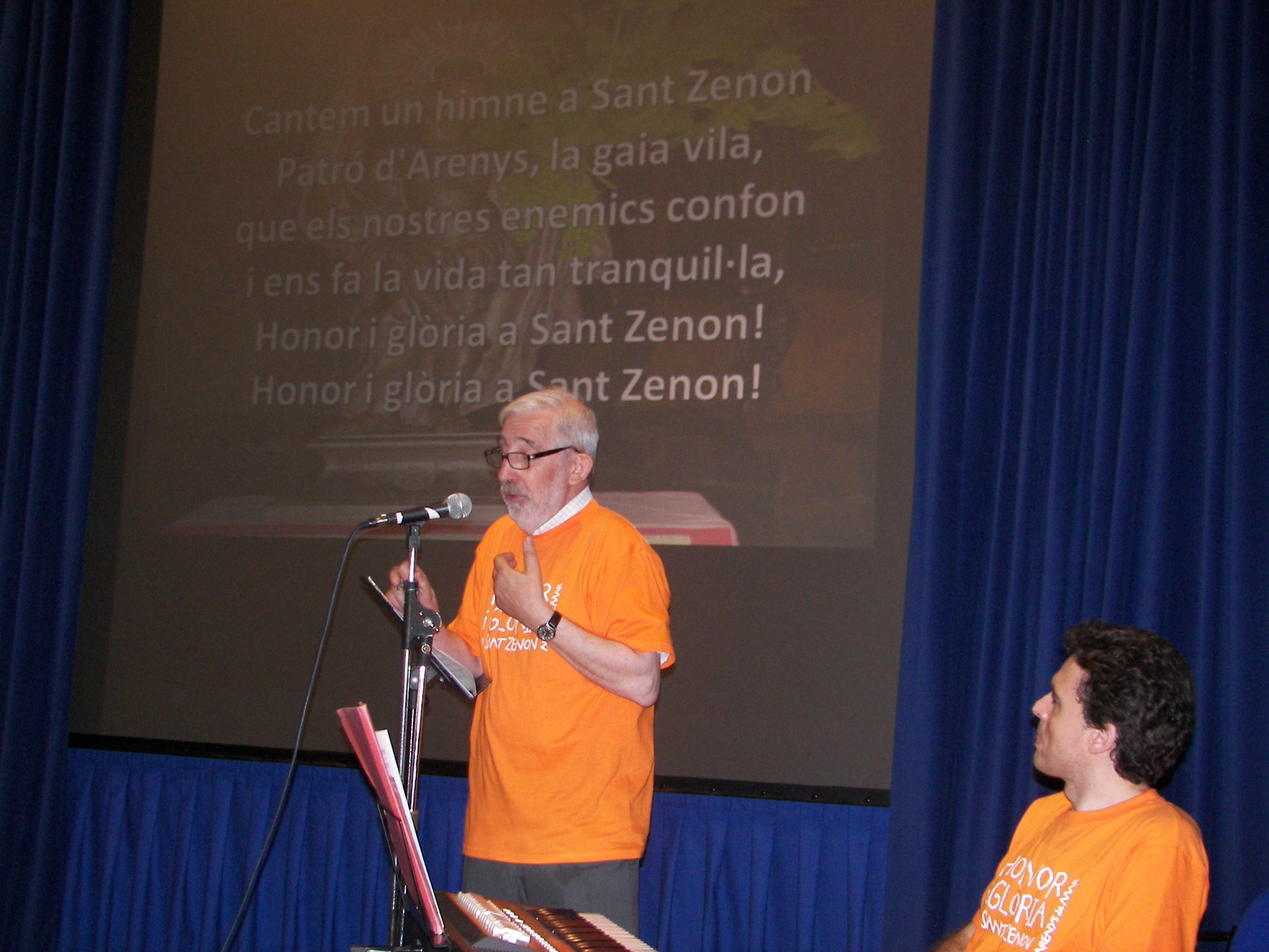 Taller d'aprenentatge de l'himne a Sant Zenon