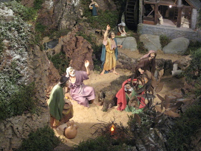 El pessebre d'Arenys de Mar, a la Sala d'Exposicions del C.C.Calisay