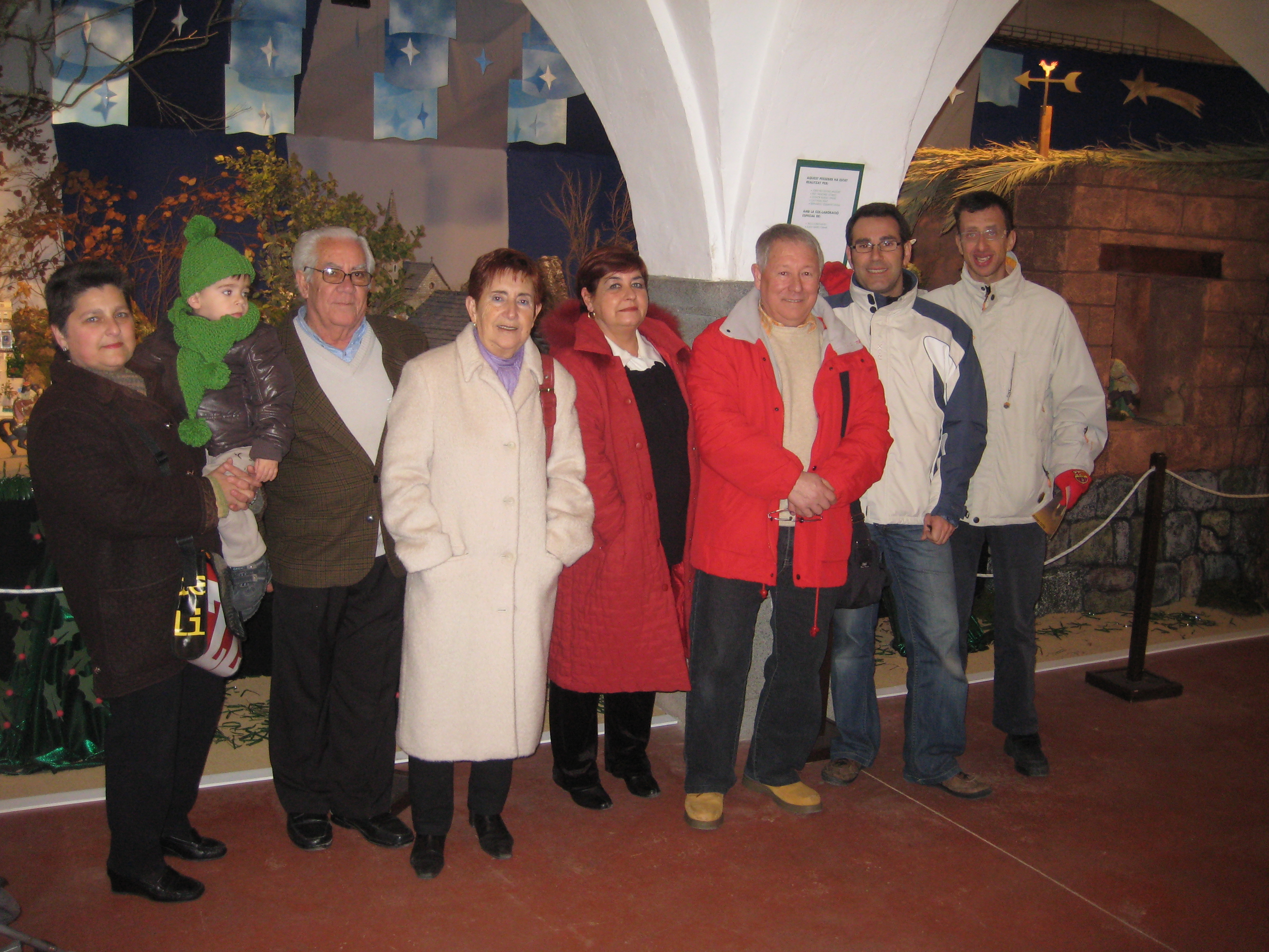 Els responsables de fer que Arenys de Mar hagi tingut pessebre un any m�s