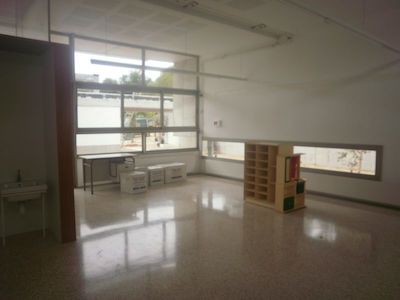 Una de les aules de P4