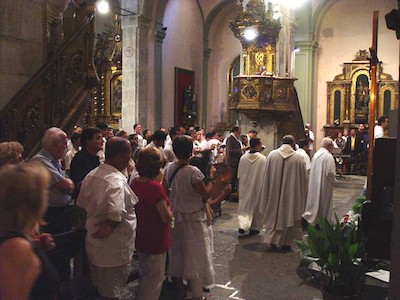 Ofici en honor a Sant Roc i renovaci� del vot de vila