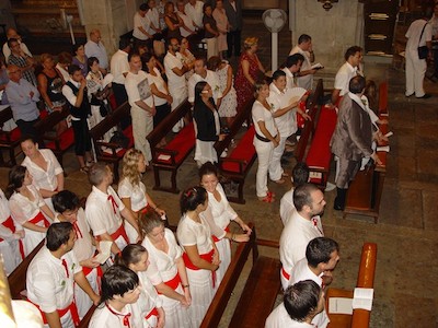 Ofici en honor a Sant Roc i renovaci� del vot de vila