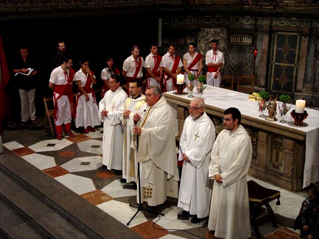Ofici en honor a Sant Roc i renovaci� del vot de vila