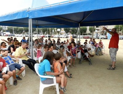Biblioplatja - Hora del conte amb Roger Pou