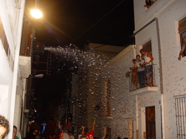 Cercavila nocturna de gegants