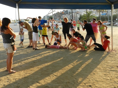 Taller d'expressi� corporal amb Marta i Carla Mora