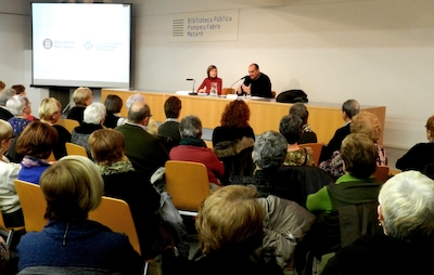 Tert�lia de novel�la comarcal amb Xavier Bosch (29.11.2012)