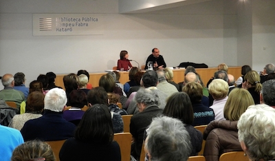 Tert�lia de novel�la comarcal amb Xavier Bosch (29.11.2012)