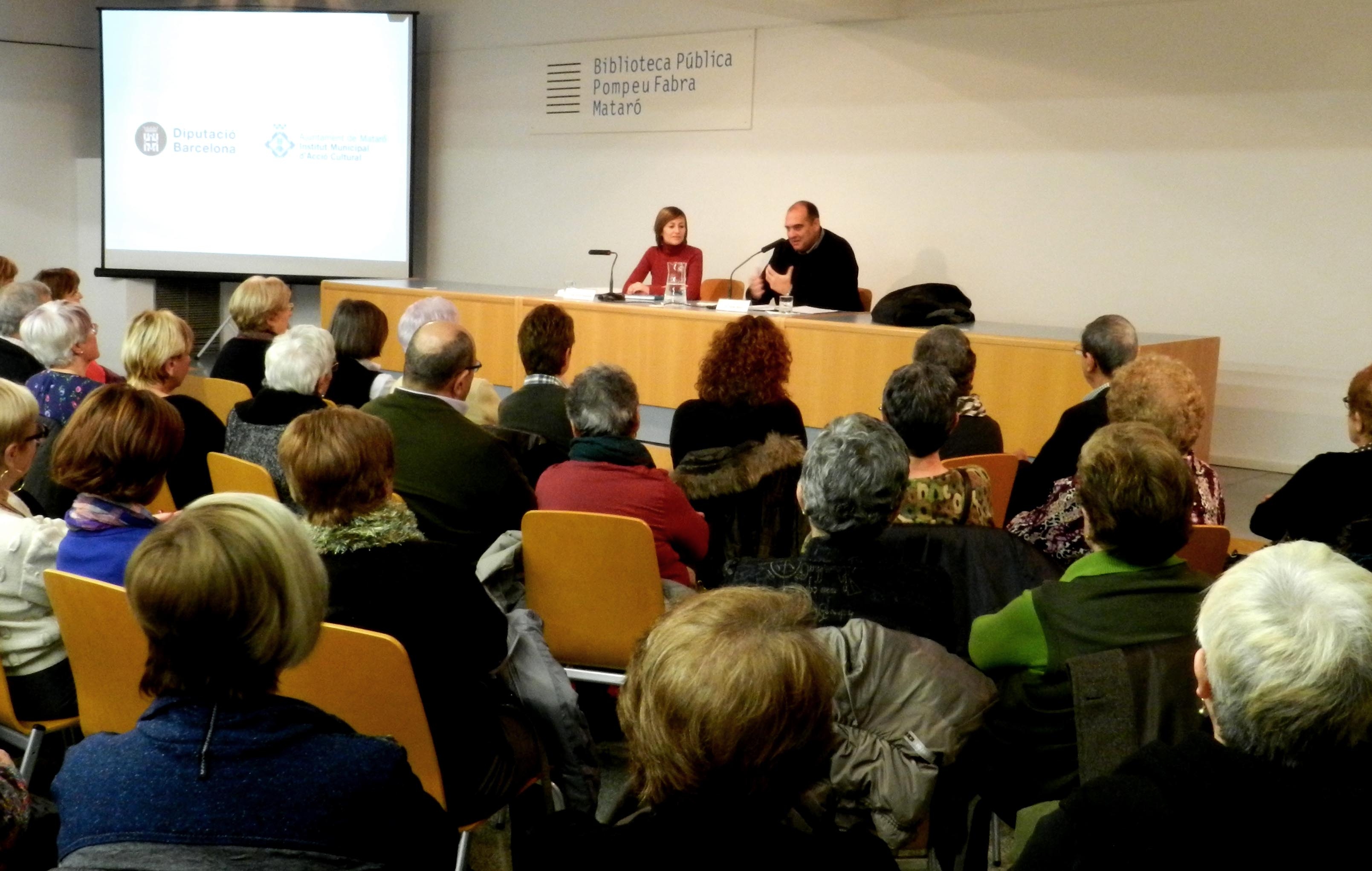 Tert�lia de novel�la comarcal amb Xavier Bosch (29.11.2012)