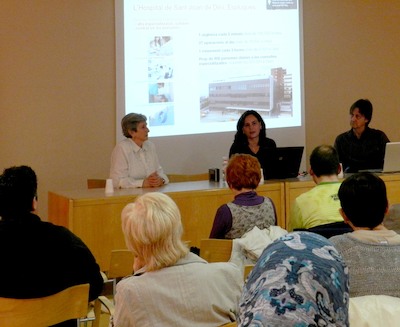 Confer�ncia i donaci� de diners a l'Hospital de Sant Joan de D�u (19.04.2013)