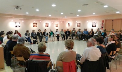 Tert�lia de novel�la amb Teresa Montmany (22.04.2013)