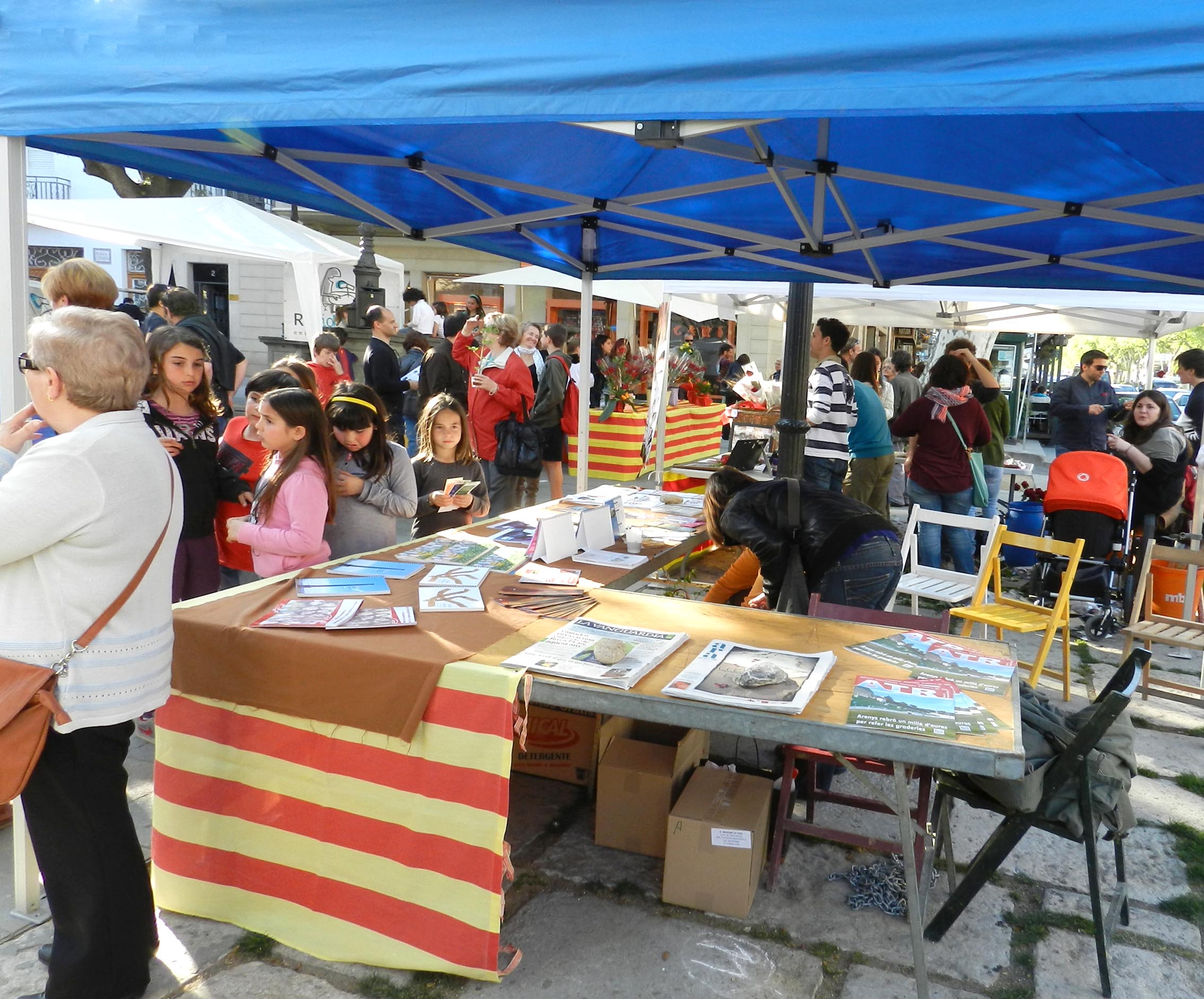 La Biblioteca surt al carrer per Sant Jordi (23.04.2013)