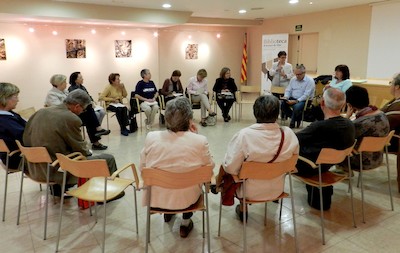 Tert�lia de novel�la amb Enric Agust� (13.05.2013)
