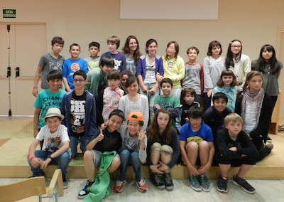 Trobada amb l'escriptora Laia Longan (17.05.2013) - Escola Sinera