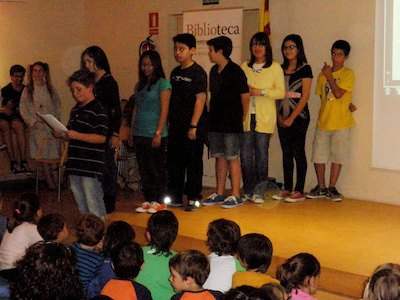Hora del conte amb els Alumnes de l'Escola Freta de Matar� (23.05.2013)
