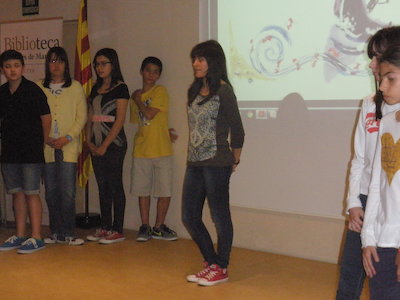 Hora del conte amb els Alumnes de l'Escola Freta de Matar� (23.05.2013)