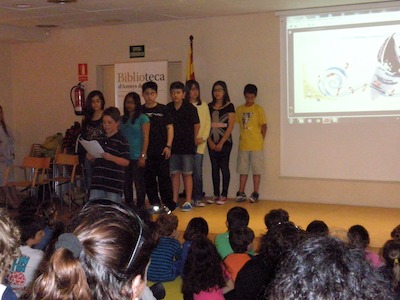 Hora del conte amb els Alumnes de l'Escola Freta de Matar� (23.05.2013)