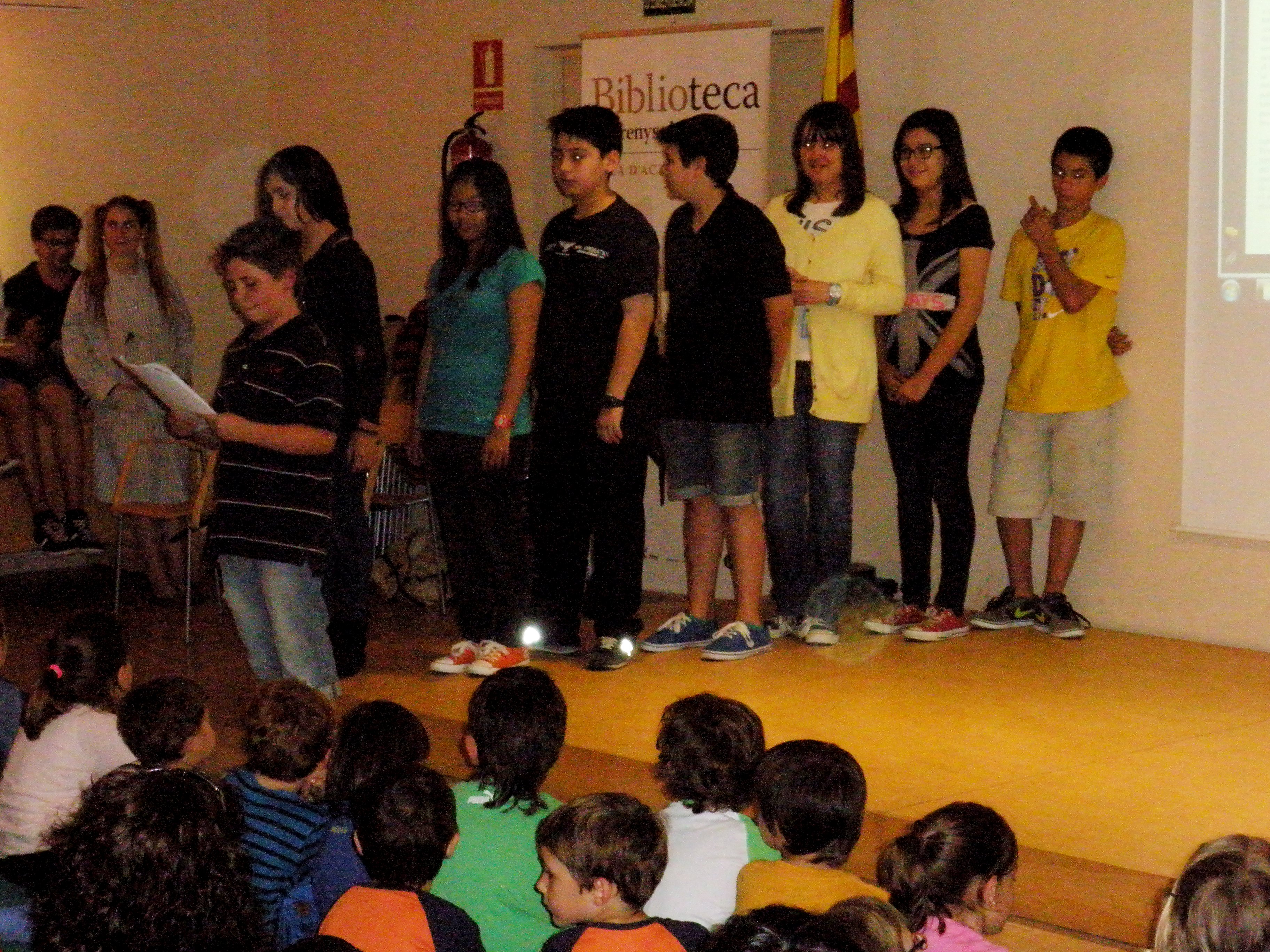 Hora del conte amb els Alumnes de l'Escola Freta de Matar� (23.05.2013)