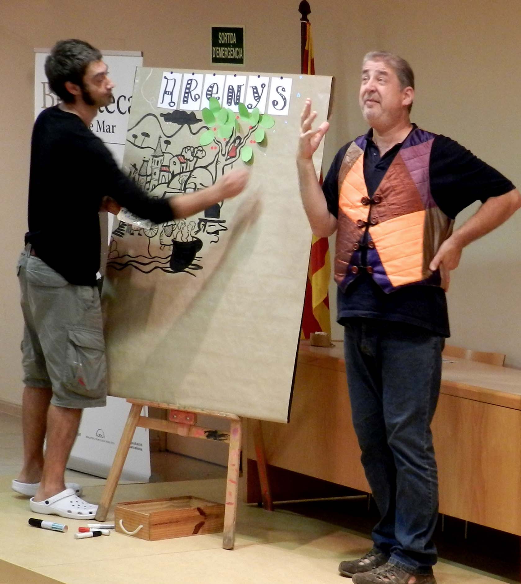 Hora del conte amb Albert Estengre i l'UllDistret (26.09.2013)