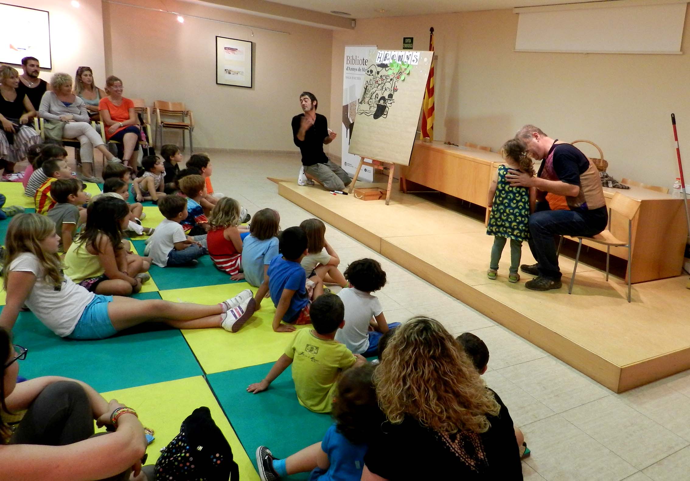 Hora del conte amb Albert Estengre i l'UllDistret (26.09.2013)