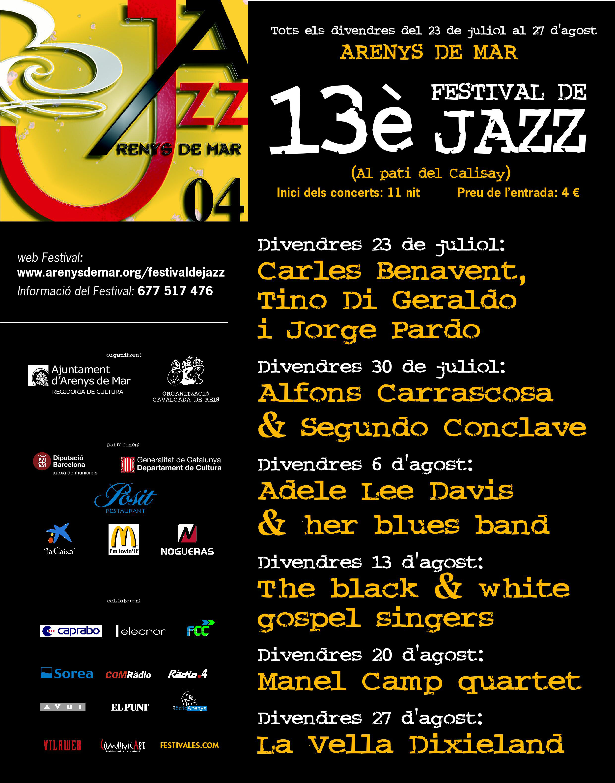 Imatges de l'13 Festival de Jazz d'Arenys de Mar - 2004 - Foto 44493294