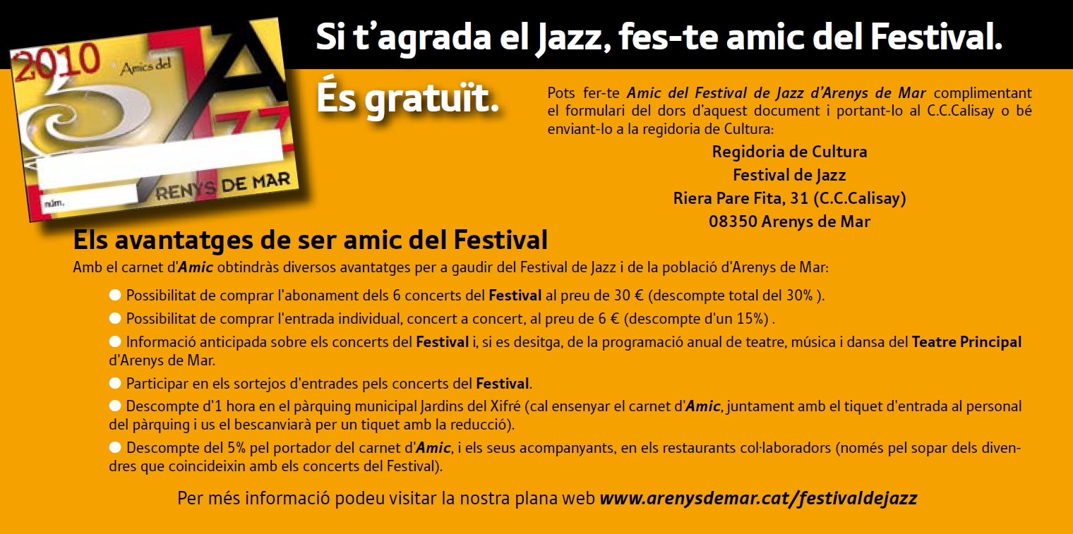 Imatges de l'19 Festival de Jazz d'Arenys de Mar - 2010 - Foto 32563735