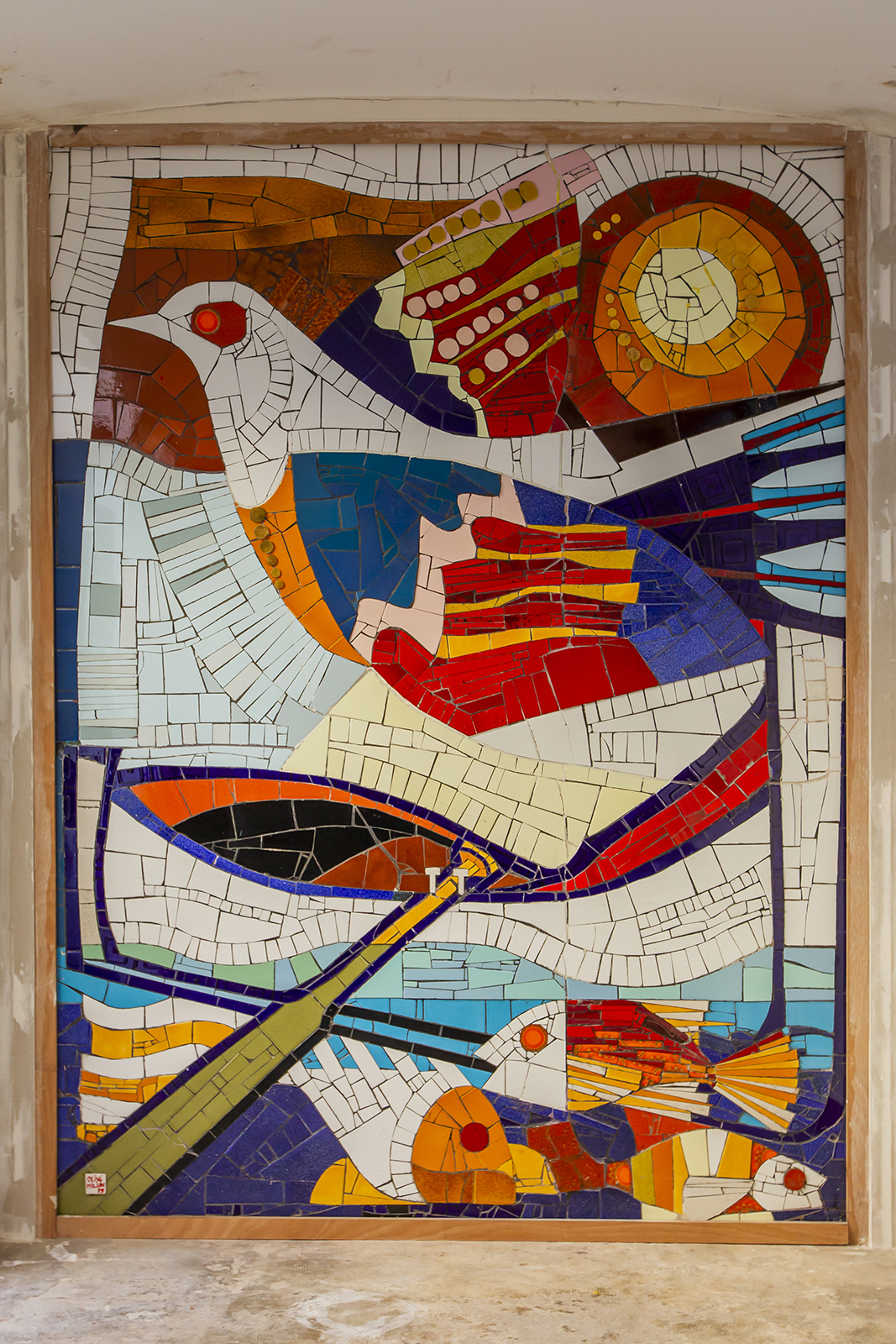 Espai 13 - Mosaic restaurat d'Armand Oliv Milian