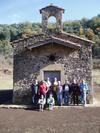 Ermita de Santa Margarida, dins el cr&agrave;ter del volc&agrave; del mateix nom