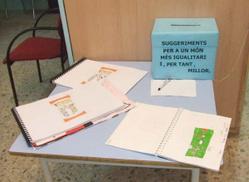 B&uacute;stia de suggeriments 25N CEIP Sinera