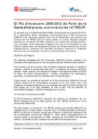 Pla d'Inversions de Ports de la Generalitat