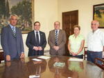 Firma del conveni amb l'obra social de La Caixa