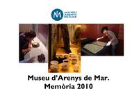 Mem&ograve;ria del Museu d'Arenys de Mar