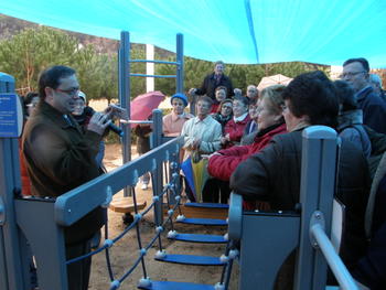 Inauguraci&oacute; del circuit de salut per a la gent gran al parc d'Antoni Torrent