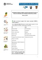 Informaci&oacute; recollida org&agrave;nica a les urbanitzacions