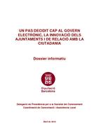 Presentaci&oacute; projecte e-govern