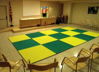 Tatami de la biblioteca, buit