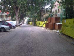 Zona d'obres a Canalies