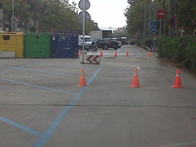 acces zona blava c. montalt