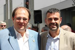 Estanis Fors amb Santi Vila