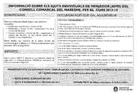 informaci&oacute; beques menjador