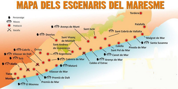 mapa tricentenari maresme