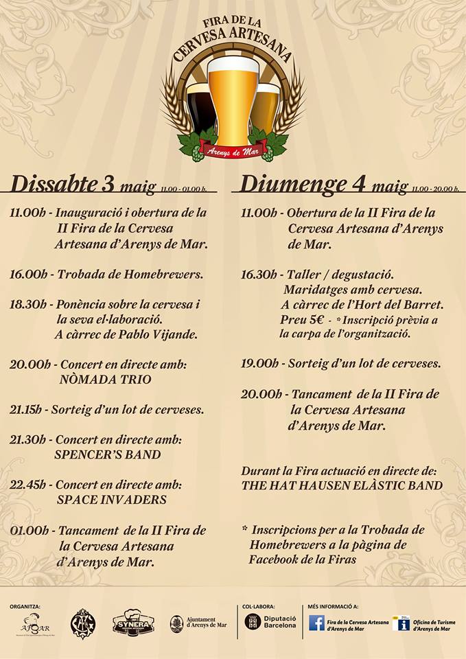 programaci&oacute; fira cervesa