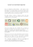 suma't aporta!