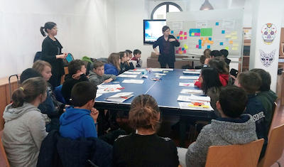 Una de les sessions del Consell d'Infants del curs passat