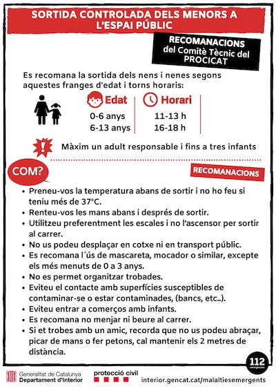 Recomenacions sortida nens